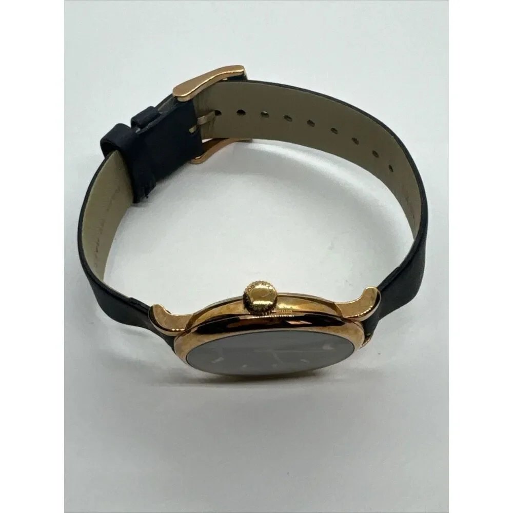 Marc by Marc Jacobs Baker MBM1329 Women's Blue Leather Analog Dial Watch JNA678